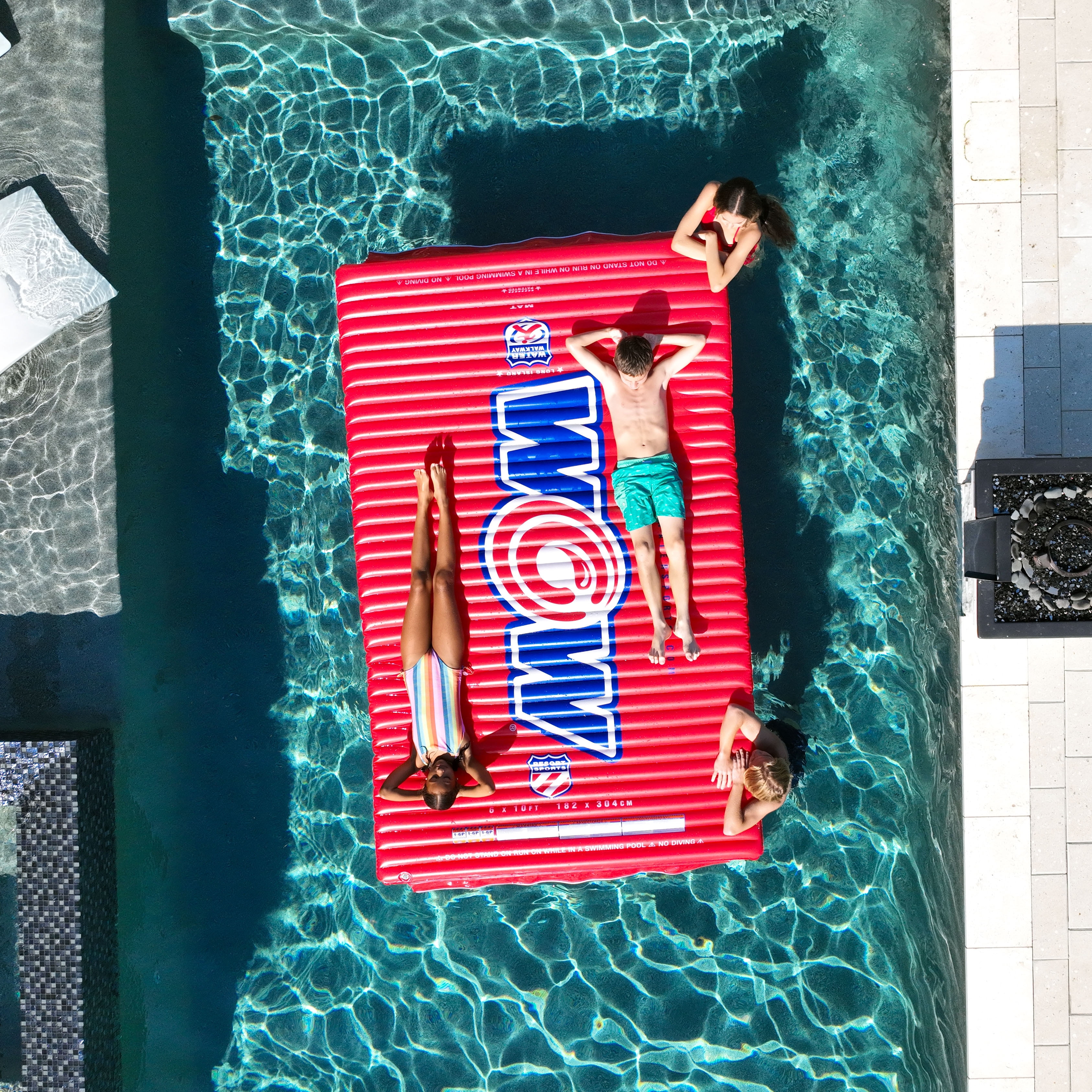 WOW SPORTS Water Walkway - Red, Lake & Pool Float