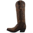 thumbnail image 3 of Black Star Women's Lockhart Embroidered Leather Western Boot Snip Toe - WBSN013 5 1/2 M  US, 3 of 7