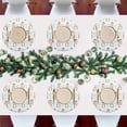 thumbnail image 6 of GZHJMY Cute Christmas Bears Placemats 6Pcs,Holidays PVC Weave Place Mats Table Mats Non-Slip Easy to Clean for Home Kitchen BBQ Party Table Decor,15.4", 6 of 6