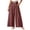 Wine, variant on Guluxicc Women's Cotton Pants with Pockets Elastic Waist Drawstring Wide Leg Trousers for Everyday Wear Summer Casual Outfits