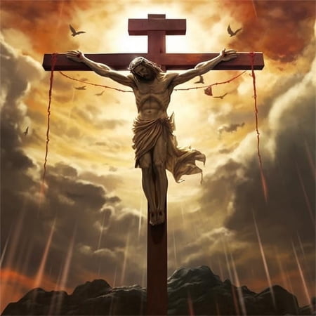 Puzzles for Adults 1000 Pieces Jigsaw Puzzles Jesus is Praying Birds Formation Wooden DIY Families Toys Gift for Modern Home Decoration Wall Art