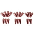 thumbnail image 2 of Silver Shimmer Fake Nails Wearable Long Gradient Fake Nail for Women and Girls Perfect Gift  Glue Models XZ232, 2 of 8