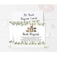 thumbnail image 5 of Inkdotpot 30Jungle Animals Gender Neutral Baby Shower Book Request Cards Bring A Book Instead Of A Card Baby Shower Invitations Inserts Games, 5 of 6