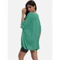 thumbnail image 4 of Women's Oversized T-Shirt - Soft Summer Casual Tee, Half Sleeve Crew Neck Tunic Top, Comfortable Loose Fit, 4 of 6
