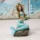 thumbnail image 4 of GOOHOCHY 2 estatuas de sirena para decoración de peceras, acuarios, paisajismo, modelo de sirena., 4 of 8