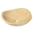 thumbnail image 4 of Eden Bath EB-S032BT-P Beige Travertine Freeform Vessel Sink, 4 of 7