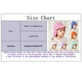 thumbnail image 3 of Riforla Children's Summer New Outdoor Breathable Travel Cute Sun Quick Drying Baby Sun Hat Bomber Hats White, 3 of 4