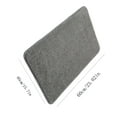thumbnail image 5 of Xihbxyly Alfombrilla de Baño de Fibra Suave con Base de Goma Antideslizante, Superabsorbente, de Secado Rápido, para Baño, Inodoro y Ducha, 60 X 40 Cm., 5 of 5