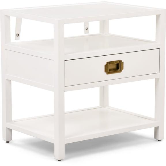 Finch Lockwood Side Table White