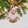 thumbnail image 4 of Figurita De Papá Noel Marrón, Muñeco De Nieve Y Reno Con Bufandas Y Chalecos De Punto Para Fiestas Navideñas, Bandeja Escalonada Para Mesa, 4 of 6