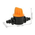 WSTEER 10Pcs Drip Irrigation Tubing Valve Sprinkler Valve Shut Off