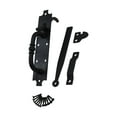 thumbnail image 4 of Black Cast Iron Norfolk Door Latches Traditional Gate or Door 8" Tall Thumb Latches Black Powder Coated Two Sided Gate Latch Locks w/Screws Renovators Supply, 4 of 13