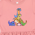 thumbnail image 4 of Inktastic Gecko Pile Cute Lizards Girls Toddler Dress, 4 of 5