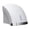 White hand dryer, variant on Commercial Hand Drye Electric Compact Sensor, Automatic Hand Dryers High Speed Air Wiper 1800W For Bathroom ,Power as an Elephant