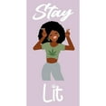 thumbnail image 3 of Prime, Marcus 9x14 Black Modern Framed Museum Art Print Titled - Stay Lit Girl, 3 of 5