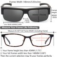 thumbnail image 4 of Gafas de sol CAXMAN polarizadas super oscuras para usar sobre lentes, 4 of 6