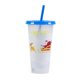 thumbnail image 4 of 2 Tazas que cambian de color con tapa, vasos de café con paja, sensibles a la temperatura fría, 4 of 5