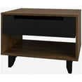 thumbnail image 3 of Home Square 3 Piece Full Size Bedroom Set in Truffle and Black, 3 of 7