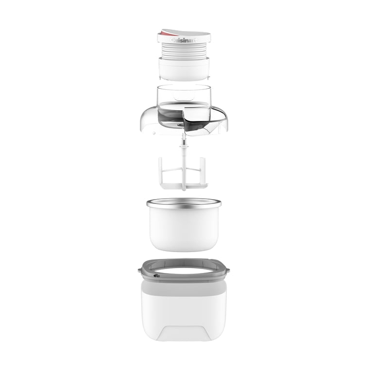 Single-Serve Ice Cream Maker, 1 Pint Capacity, White photo 4