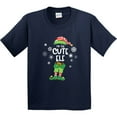 thumbnail image 3 of Inktastic Funny Christmas I'm the Cute Elf with Shoes and Hat Youth T-Shirt, 3 of 5