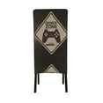 thumbnail image 3 of ZICANCN Retro Gaming Area Warning Chair Protectors Seat Covers , Dining Chair Slipcovers for Dining Room Hotel Kitchen Gamer Zone Sign, 3 of 8