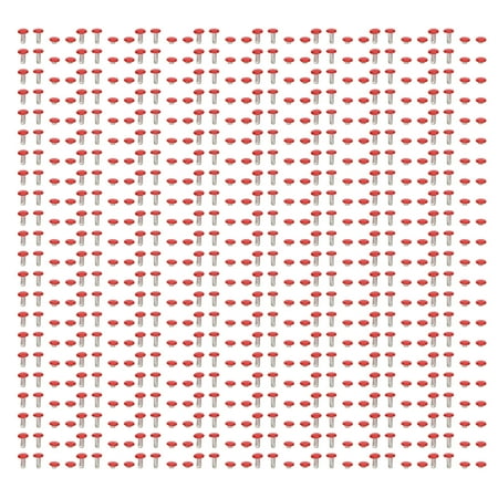 

Big sale 500 Sets Leather Rivets 6x8mm Electroplated High Strength Metal Widely Used Double Cap Rivets for Hat Belt Shoes Bright Red
