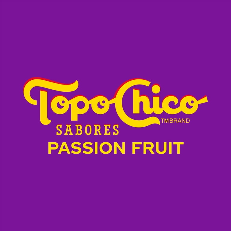 Topo Chico Sabores Passionfruit Flavored Sparkling Water, 12 fl oz, 8 Pack photo 3