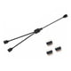 thumbnail image 1 of Adaptador de cable de extensión ARGB Cable divisor RGB para placa base (12V 4Pin) Tmvgtek Para estrenar, 1 of 5