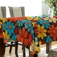 thumbnail image 5 of Yayeee Tablecloths 54" x 54" Rectangle Wrinkle Resistant Party Table Cover, Blooming Flowers, 5 of 8