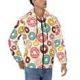 thumbnail image 4 of Zip Up Hoodies for Men - Donut Print No.9028 Long Sleeve Comfrt Men'S Fashion Hoodies & Sweatshirts, Jackets for Men Hoodies Pullover Clothing Clothes with Pouch, 4 of 5