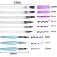 thumbnail image 3 of 9pcs Water Brush Pens Set Aqua Brushes Refillable Watercolor Pen Brushes With Assorted Tips, 3 of 4