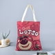 thumbnail image 2 of Strawberry bear Lotso Bolso de tela con estampado de lienzo para mujer, bolsa de compras reutilizable y estética, con cremallera interior, regalo para mujer, 35 × 40 cm., 2 of 6