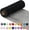 Black, variant on 10inch x 30 feet Each Roll Metallic Foil Mesh Ribbon for Christmas, Valentine's Easter Wreath and Home Decorating