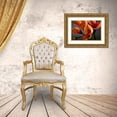 thumbnail image 3 of Anonymous 32x23 Gold Ornate Wood Framed with Double Matting Museum Art Print Titled - Orange Calla Lilies, 3 of 4