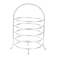 thumbnail image 4 of Decorative Dessert Display Cakes Stand Rack for Birthday Festival Anniversary 5 layer Argent, 4 of 8