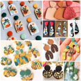 thumbnail image 4 of POINTERTECK 126PCS DIY Clay Earring Cutters Set for Polymer Clay Jewelry Making Stainless Steel Polymer Clay Cutters Set with 40 Circle Shape Cutters and Earring Accessories for Beginners, 4 of 9