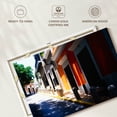 thumbnail image 6 of Elephant Stock Calle De Sol Old San Juan Puerto Rico Wall Art - Horizontal Canvas Wall Art - Living Room Wall Decor - Places Canvas - Orange And Gray Decor By George Oze - 48" x 32", 6 of 8