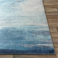 thumbnail image 5 of Surya Olivia OLV-2300 90x114" Rectangle Modern Fabric Rug in Ice Blue/Cream, 5 of 6