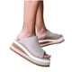 thumbnail image 5 of Sandalias de moda para mujer, zapatos de punta abierta para mujer, zapatos transpirables con cuña para la playa para mujer, chanclas ligeras con cuña para Muffin Wmkox8yii  ytu7743, 5 of 6