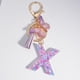 thumbnail image 1 of Llavero con letras de lentejuelas de ensueño para mujer, colgante de mariposa con borla, inicial, monedero, bolsos de suspensión, dijes, llavero de coche, A-Z, 1 of 4