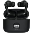 thumbnail image 3 of Visual Land SOUNDWAVE A1 Active Noise Cancelling True Wireless Bluetooth v5.3 In-Ear Headphones - Black, 3 of 4