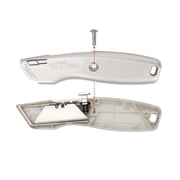 Hyper Tough 7.75 Inch Retractable Utility Knife with Blade Storage