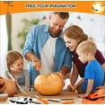 thumbnail image 6 of SRstrat Halloween Jack-o-lantern Carving Tools 5-piece Set Fruit Knife Children Cutting Jack-o-lantern Decoration Tools Carving Knife, 6 of 6