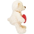 thumbnail image 5 of Guvpev 12" Teddy Bear Plush with Red Heart, Soft and Cuddly Romantic White Teddy Bear Stuffed Animal Gift for Valentine's Day, Anniversary, Graduation, Mom, Wife, Girlfriend, 5 of 14