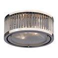 thumbnail image 1 of Elk Lighting Linden Manor 2 Light Flush Mount in Polished Nickel, 1 of 1
