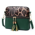 thumbnail image 3 of POINTERTECK Fashion Women Tassel Leopard Printing Zipper Messenger Bag Hnadbag Shoulder Bag, 3 of 4