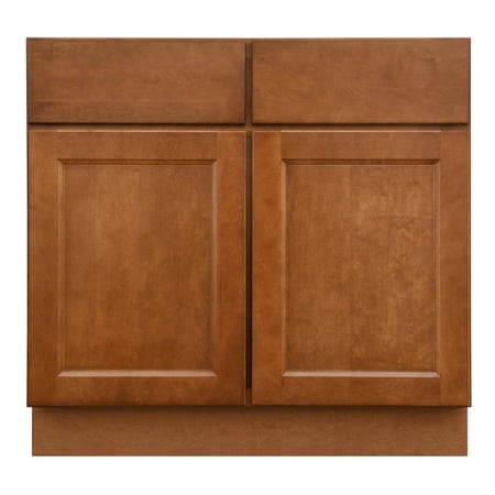 sink sunny cabinet base double door wood