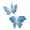 Blue, variant on Luzkey 2Pcs Artificial Butterfly Decoration Butterfly Mariage Decor DIY Lightweight Supplies Giant Butterfly for Wedding Living Room Yellow