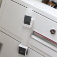 thumbnail image 3 of Nueva versión de candados de seguridad para niños, paquete de 10. Gabinetes a prueba de bebés, cajones con longitud de correa fácilmente ajustable, opción de doble bloqueo, pestillo más fáci, 3 of 5