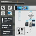 thumbnail image 5 of Keego Motorized Shade Remote Control App Control Voice Control Silent Rechargeable Blackout Roller Blinds Auto Window Blinds White,58.5"w x 56"h, 5 of 8